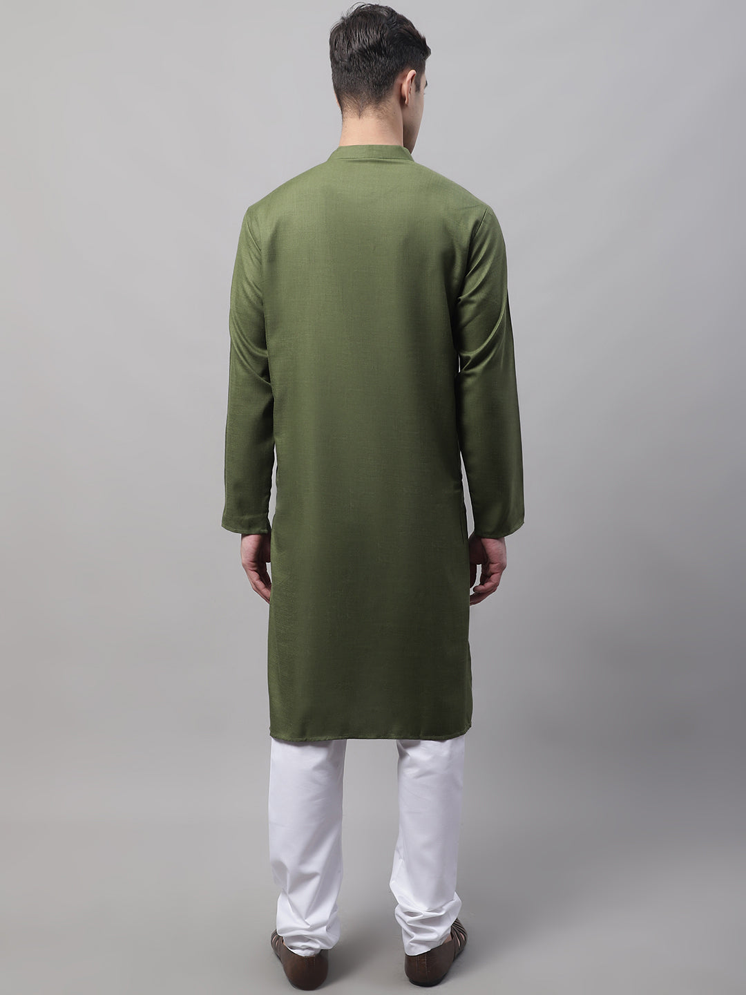 Jompers Men's Cotton Solid Kurta Payjama Sets
