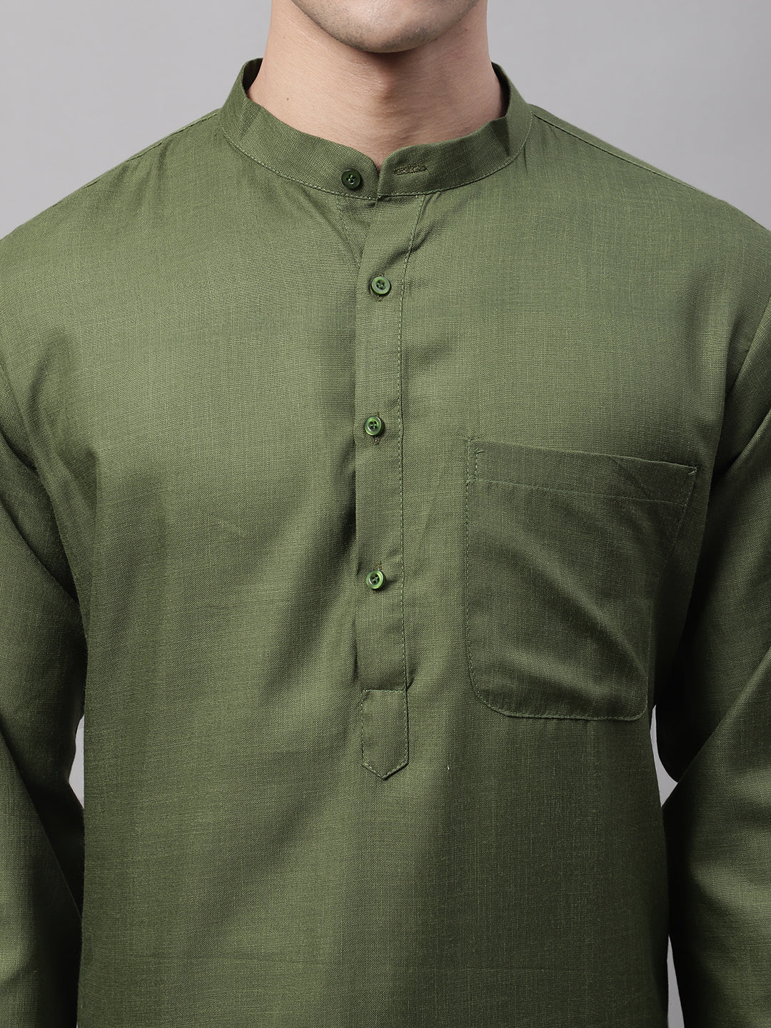 Jompers Men's Cotton Solid Kurta Payjama Sets