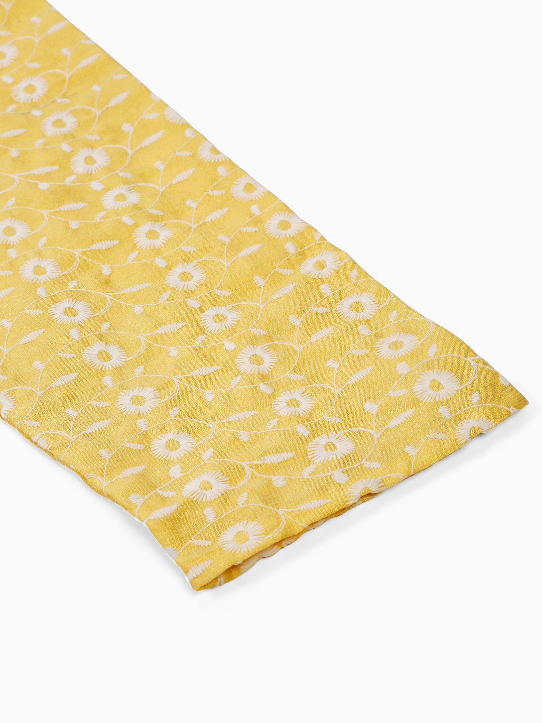 Jompers Men's Emroidered Kurta Payjama Sets - Yellow