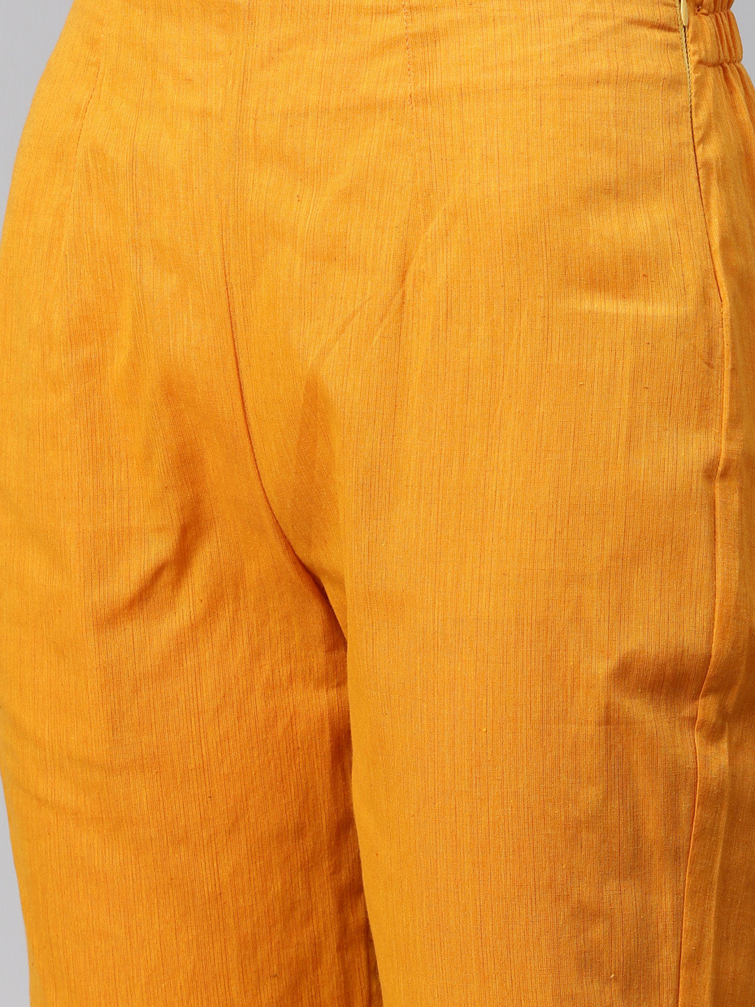 Jompers Women Yellow Printed Kurta with Trousers