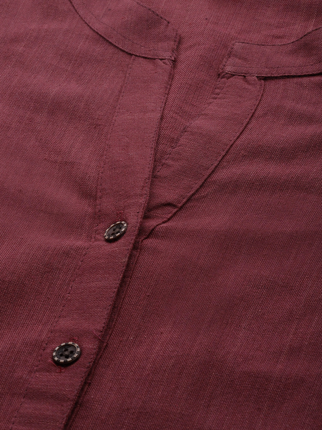 Jompers Women Maroon & Grey Solid Kurta with Trousers & Dupatta