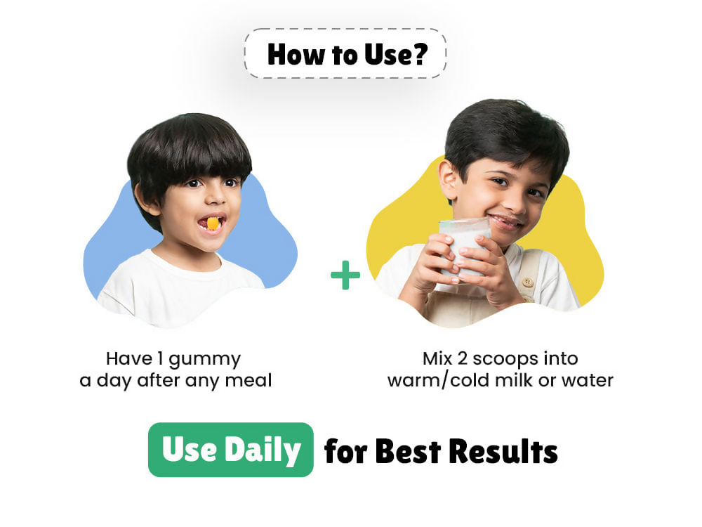 Little Joys Multivitamin Gummies & Nutrimix Immunity Boosting Kit Strawberry 2 Years +