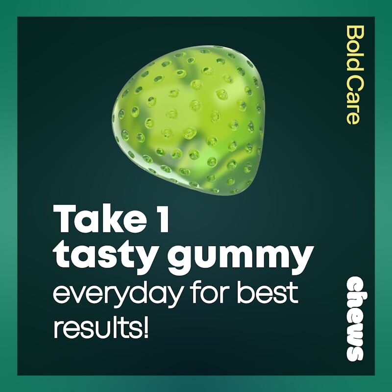 Bold Care Chews Apple Cider Vinegar Gummies 