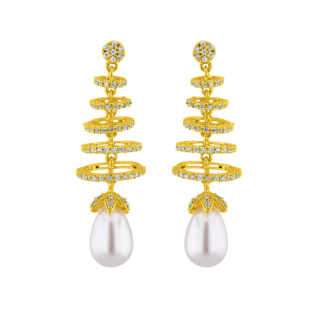 J Pearls Alluring Pearl Earrings - Real Pearl Jewelry - Grab2buy