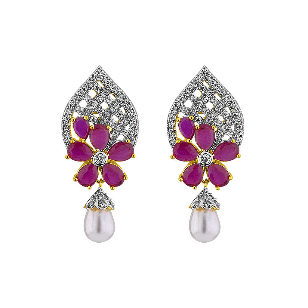 J Pearls Vibrant Earrings - Real Pearl Jewelry - Grab2buy