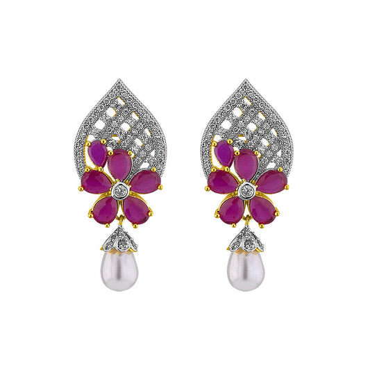J Pearls Vibrant Earrings - Real Pearl Jewelry - Grab2buy