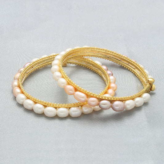 J Pearls Classic Pearl Bangles