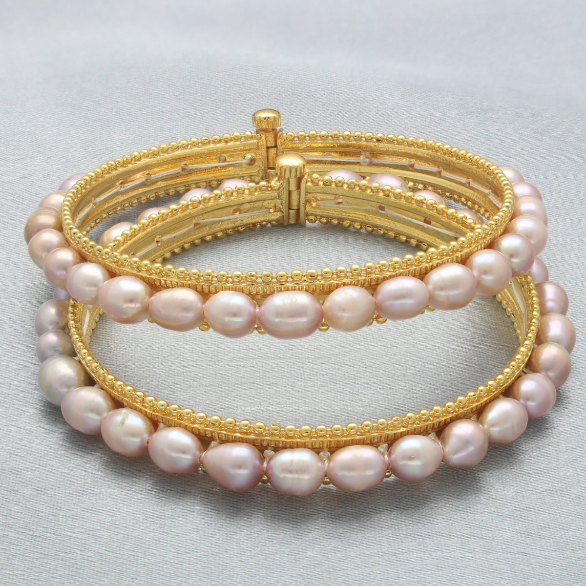 J Pearls Unique Pearl Bangles 