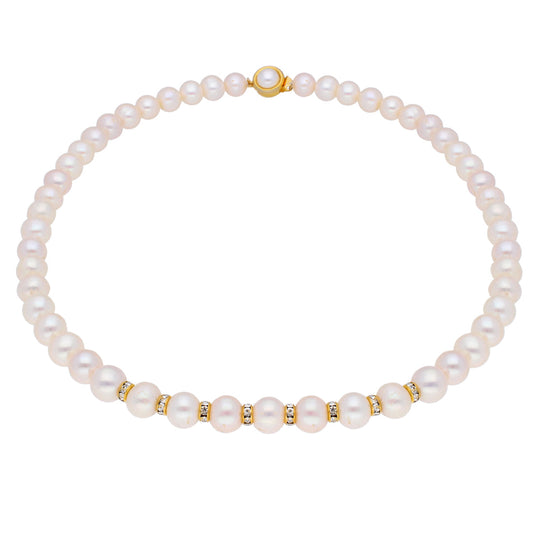 J Pearls Simple Pearl Set - Real Pearl Jewelry - Grab2buy