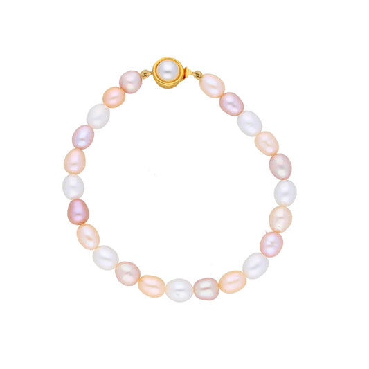 J Pearls Dazzling Pearl Bracelet - Real Pearl Jewelry - Grab2buy