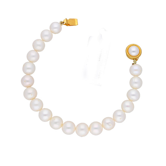 J Pearls Lucky Pearl Bracelet - Real Pearl Jewelry - Grab2buy