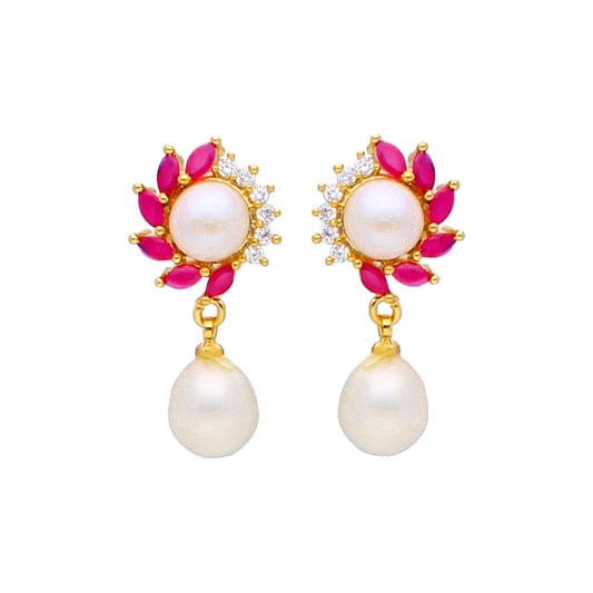 J Pearls Mahika Pearl Earrings - Real Pearl Jewelry - J Pearls