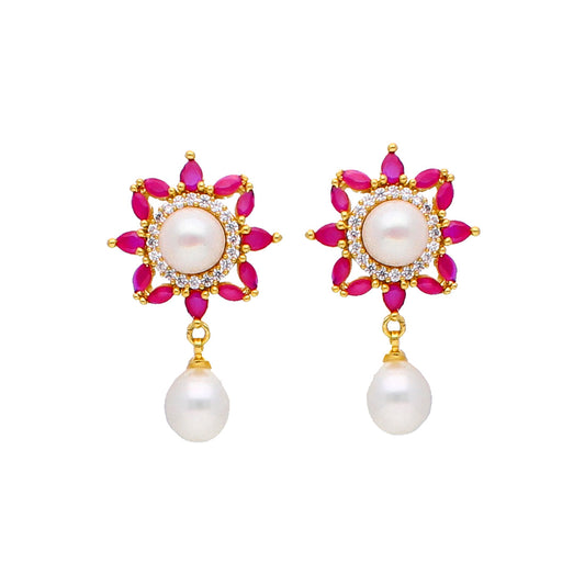J Pearls Glory Pearl Earrings - Real Pearl Jewelry - Grab2buy