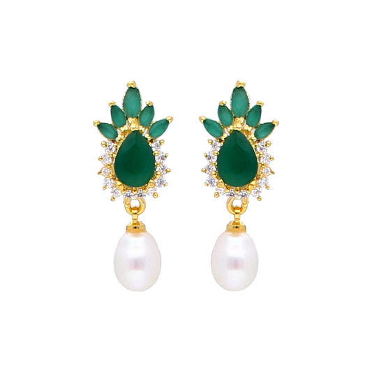 J Pearls Dome Pearl Earrings - Real Pearl Jewelry - Grab2buy