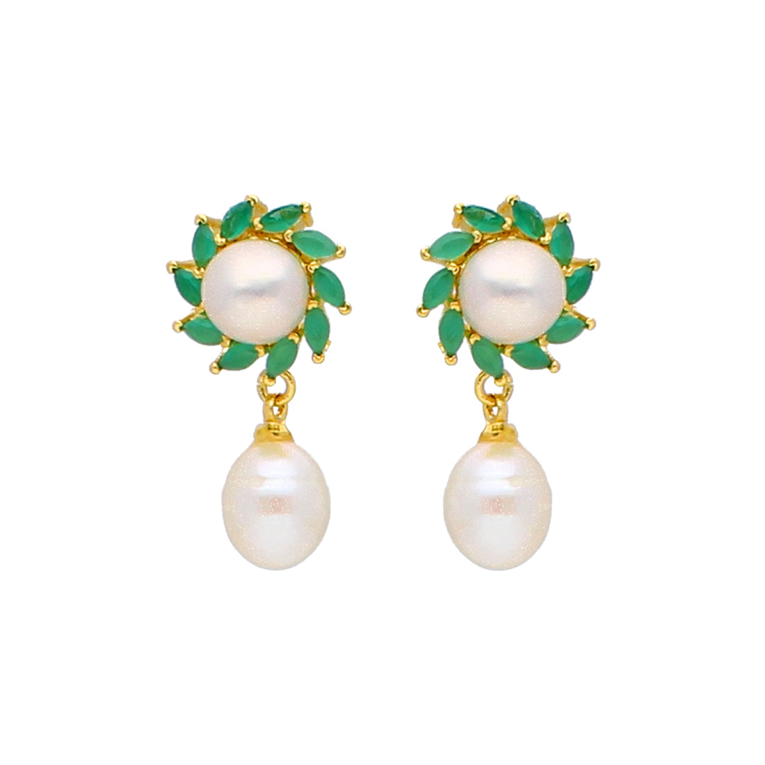 J Pearls Richa Pearl Earrings - Real Pearl Jewelry - Grab2buy