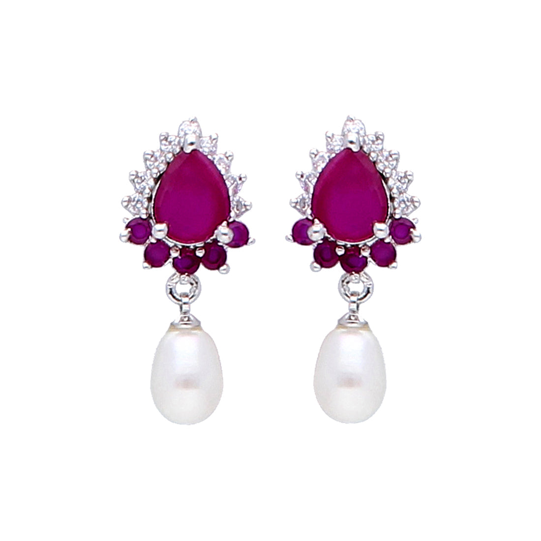 J Pearls Dora Pearl Earrings - Real Pearl Jewelry - Grab2buy