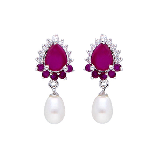 J Pearls Dora Pearl Earrings - Real Pearl Jewelry - Grab2buy