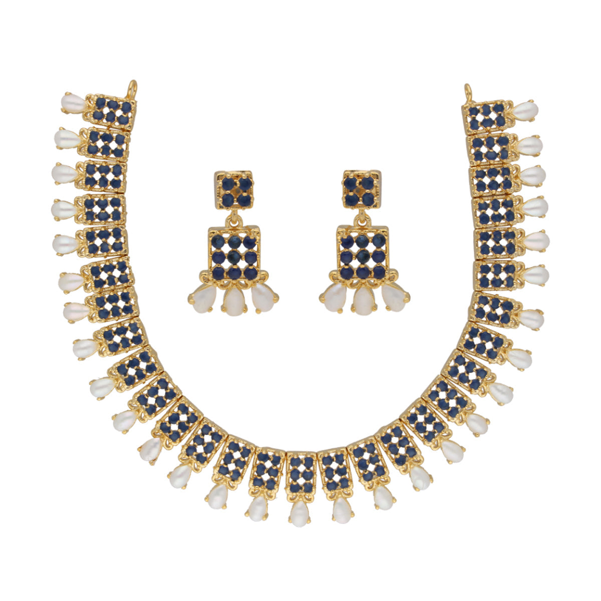 J Pearls Floral Pearl Necklace - Real Pearl Jewelry - Grab2buy
