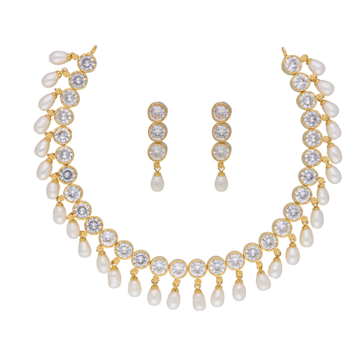 J Pearls Trendy Pearl Necklace - Real Pearl Jewelry - Grab2buy