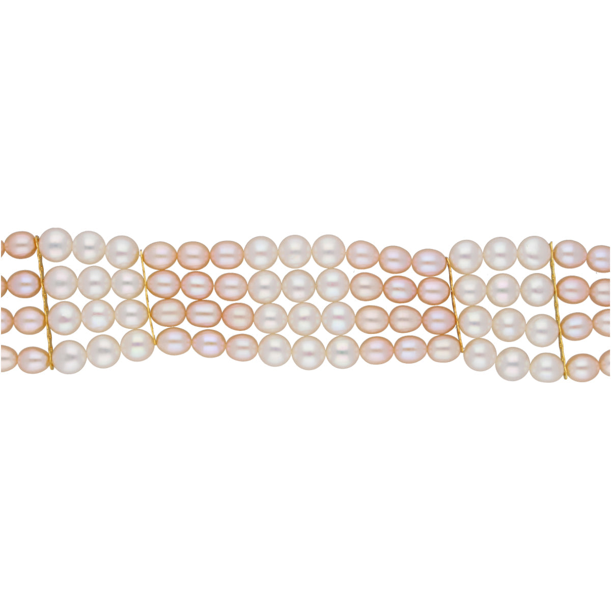 J Pearls Jabala 4 Lines Pearl Choker - Real Pearl Jewelry - Grab2buy