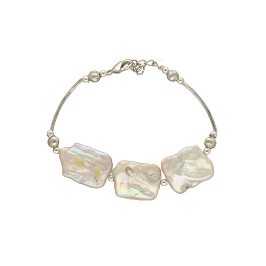 J Pearls Zarna 1 Line Pearl Bracelet