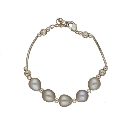 J Pearls Zoya 1 Line Pearl Bracelet