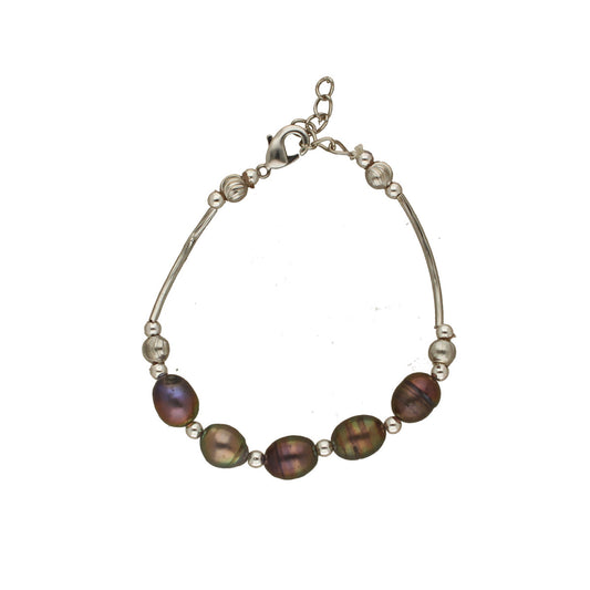 J Pearls Zara 1 Line Pearl Bracelet