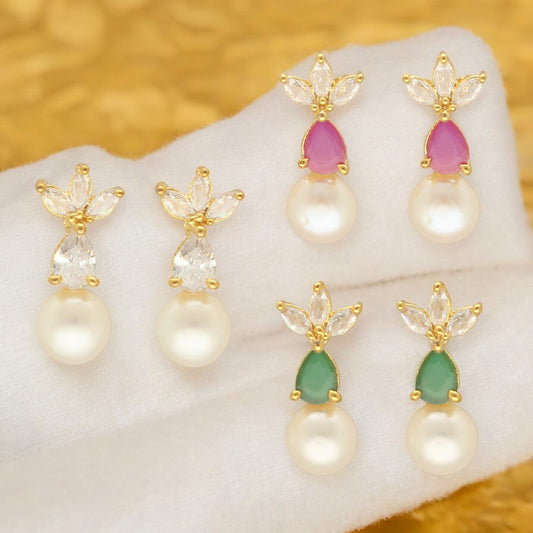J Pearls Hansin Pearl Earrings Pack 3