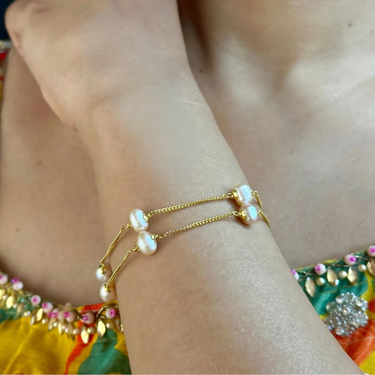 J Pearls Jeeval Pearl Bracelet