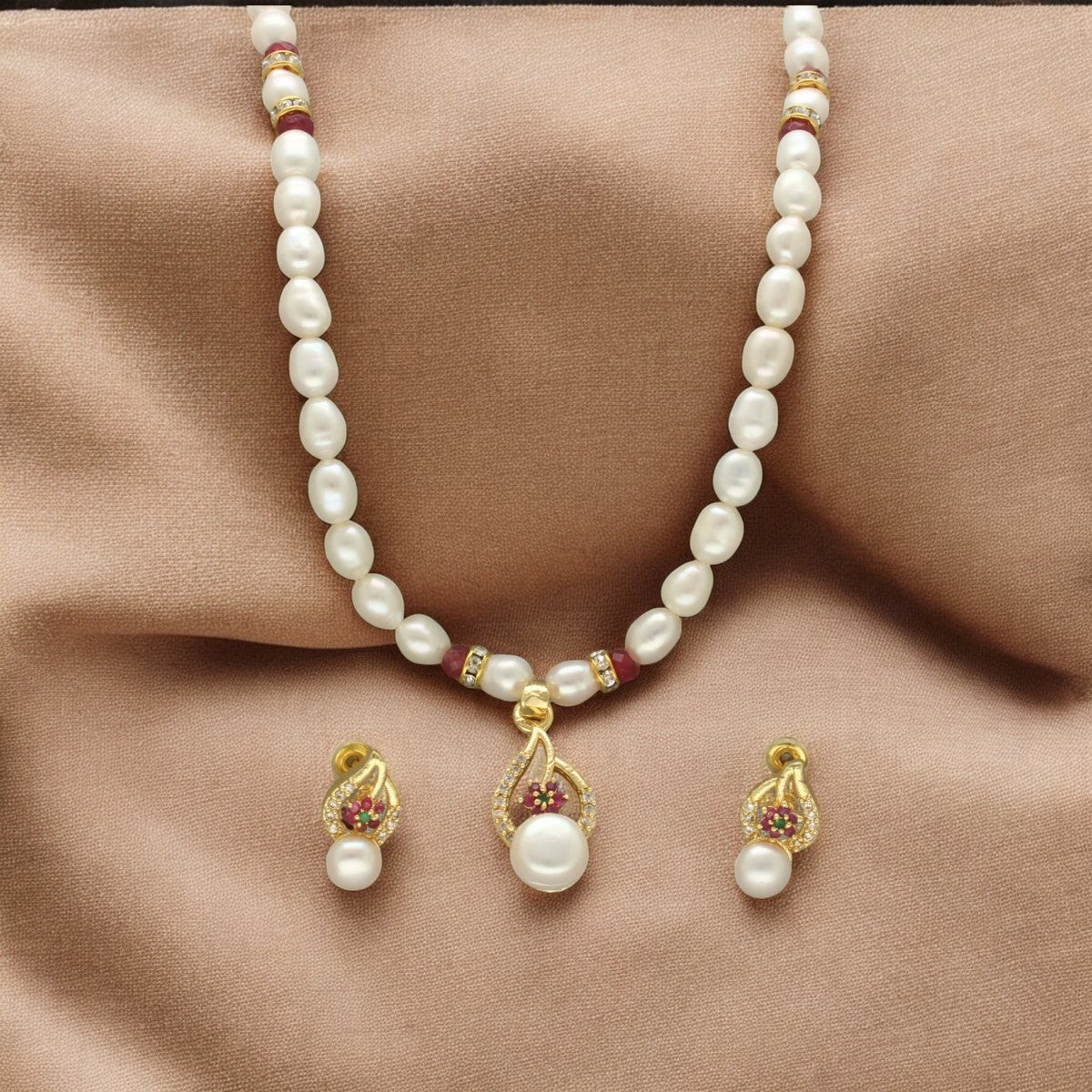 J Pearls Clara Pearl Set J Pearls