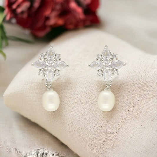 J Pearls Mystic Combo Of 2Pair Earrings