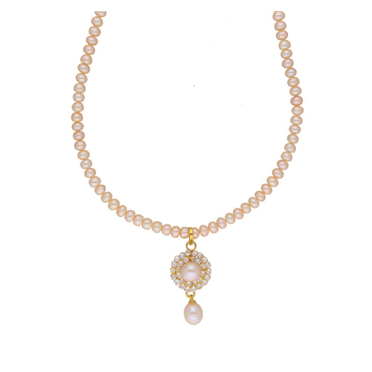 J Pearls Qushi 1 Line Button Pearl Set - Real Pearl Jewelry - Grab2buy