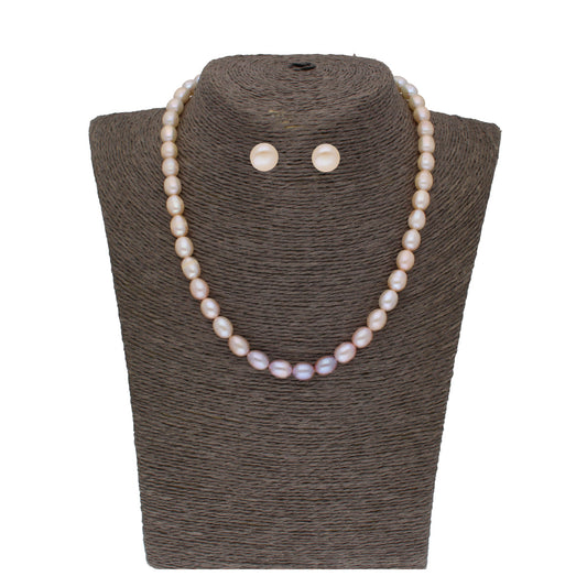 J Pearls Baani 1 Line Pearl Necklaces - Real Pearl Jewelry | Swadesiicart