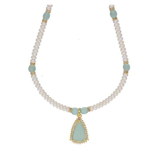 J Pearls Cancala 1 Line Button Pearl Set - Real Pearl Jewelry - Grab2buy