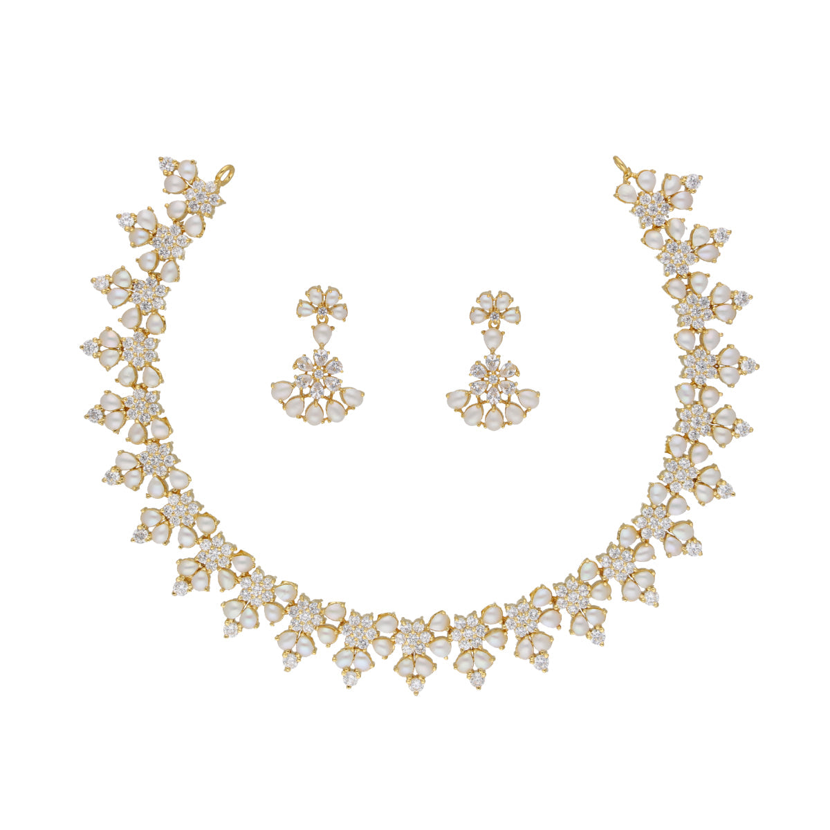 J Pearls Sarah Necklace Set - Real Pearl Jewelry - Grab2buy