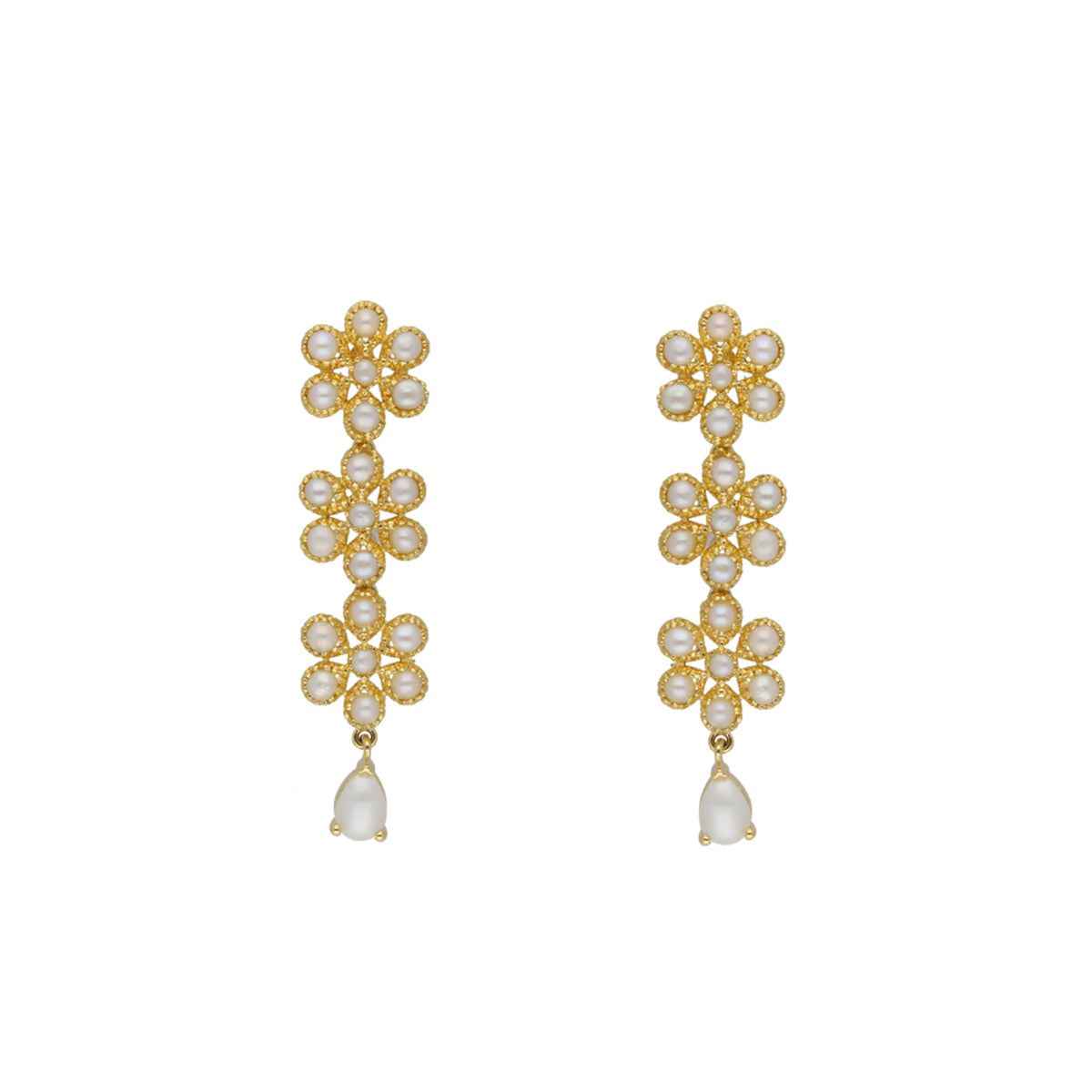 J Pearls Baasima 1 Line Necklace Set - Real Pearl Jewelry - Grab2buy
