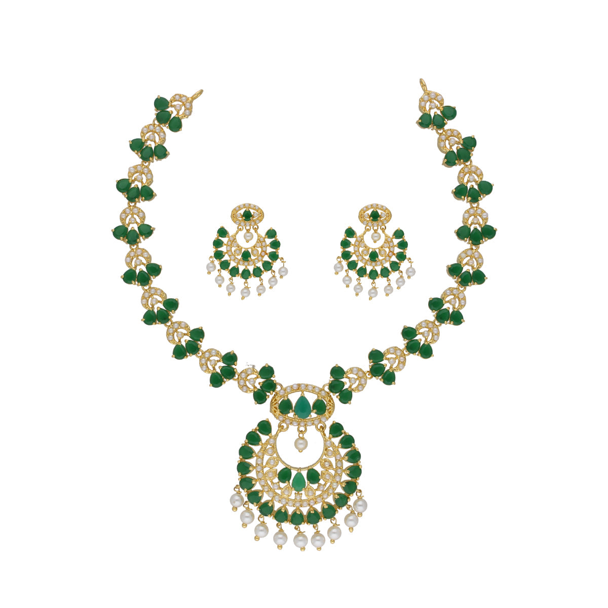 J Pearls Nia Necklace Set - Real Pearl Jewelry - Grab2buy