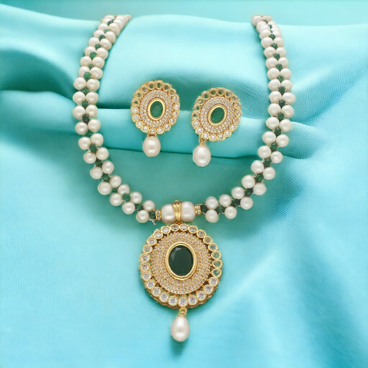 J Pearls Moonlite Pearl Necklace Set