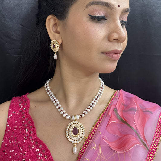 J Pearls Splendor Pearl Necklace Set