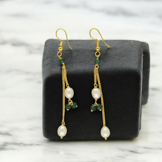 J Pearls Percy Pearl Earrings
