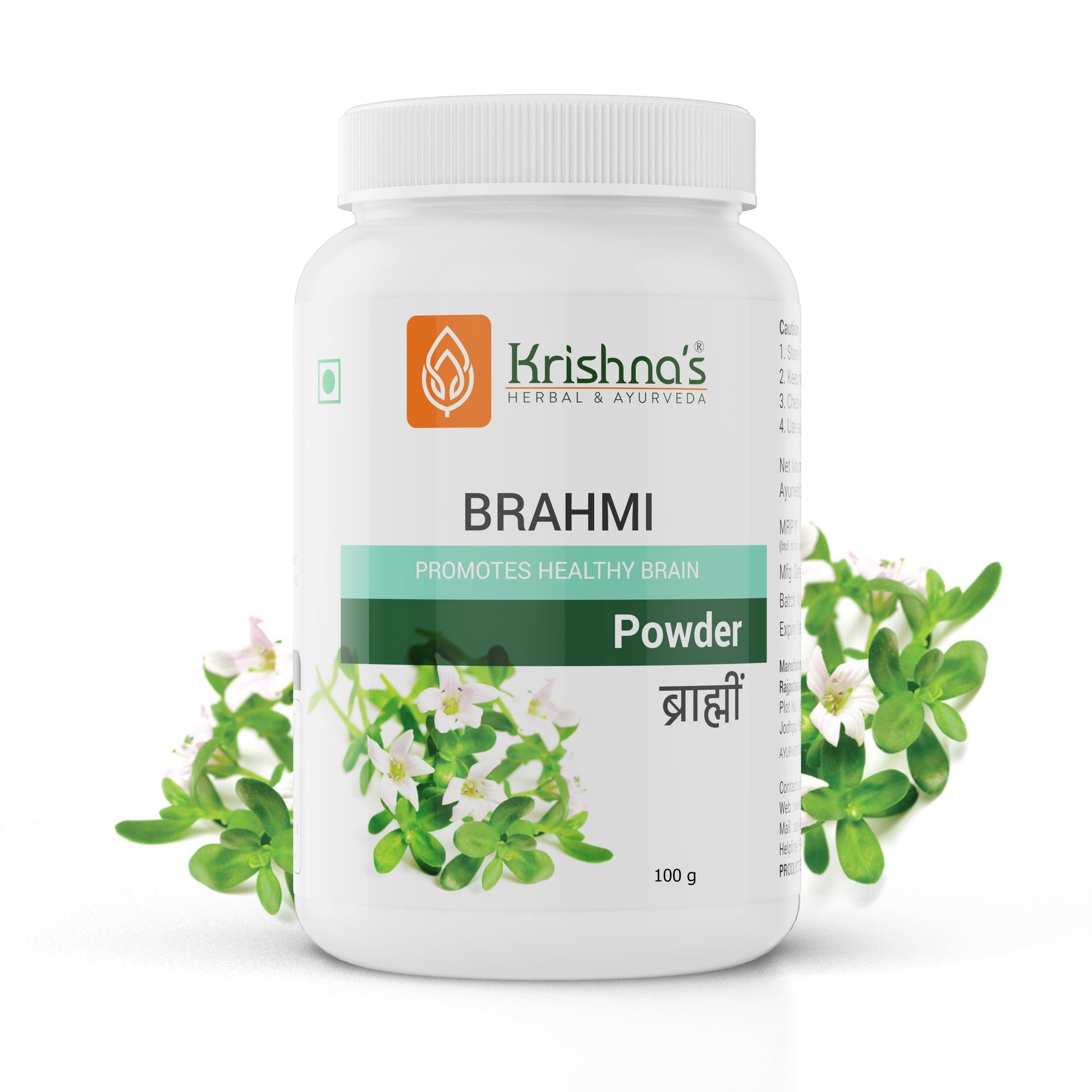 Krishna'S Herbal & Ayurveda Brahmi Powder 