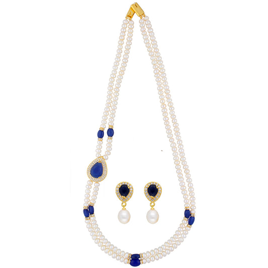 J Pearls Celebrated 2 String Necklace Set - Real Pearl Jewelry - Grab2buy