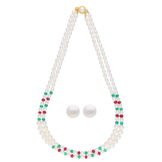 J Pearls Tremendous Pearl Set - Real Pearl Jewelry - Grab2buy