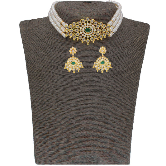 J Pearls Mesmerizing Pearl Choker - Real Pearl Jewelry - Grab2buy
