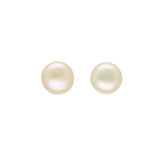 J Pearls Chic 925 Silver Stud Earrings