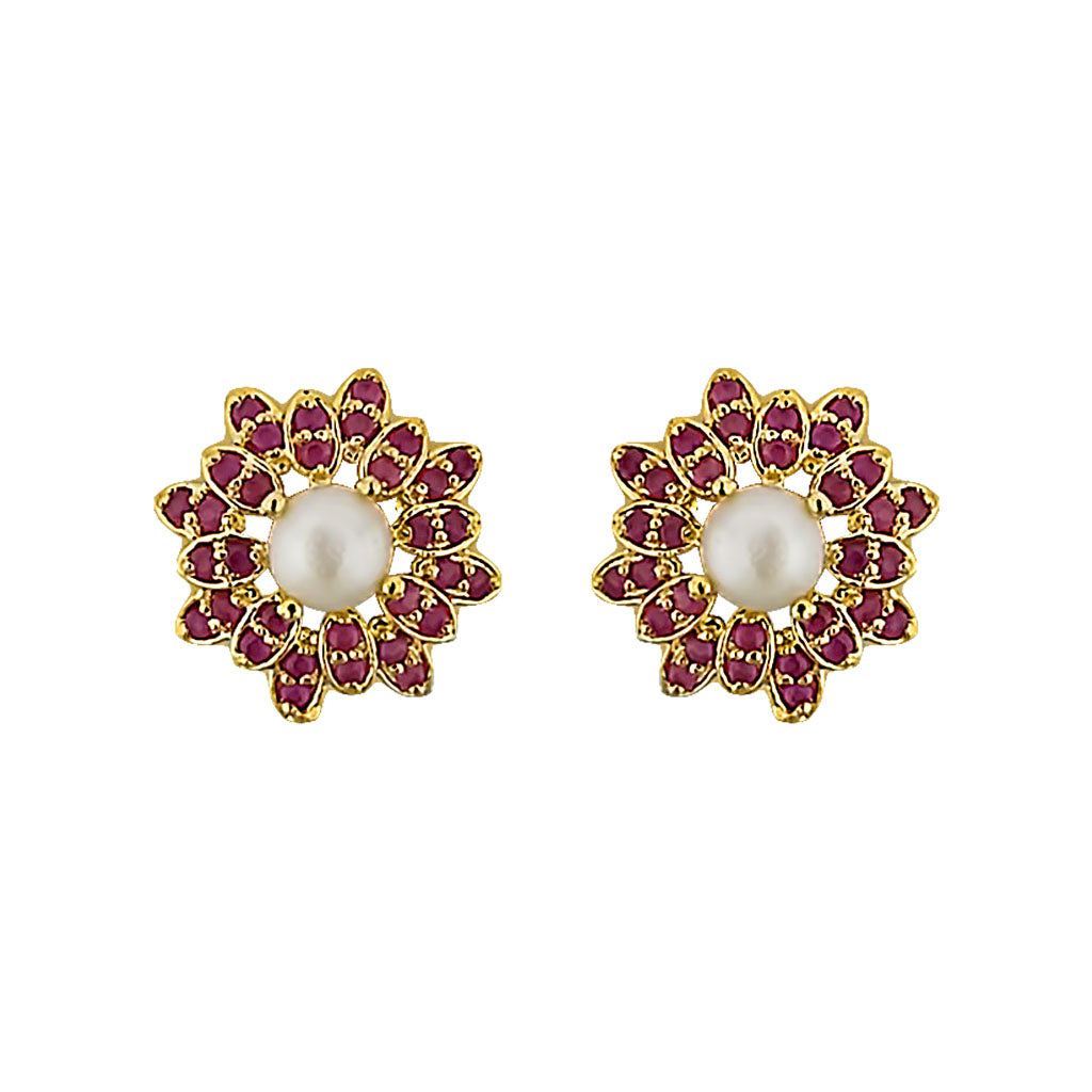 J Pearls Amazing Grace Pearl Earrings - Real Pearl Jewelry - Grab2buy