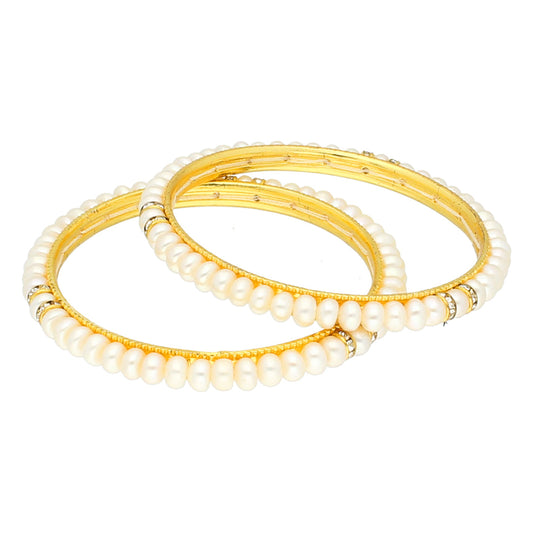 J Pearls Pearls Kangan - Real Pearl Jewelry - Grab2buy