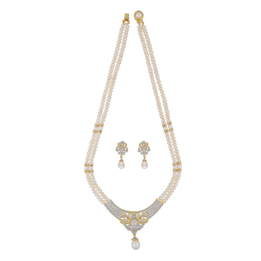 J Pearls Mesmerizing Pearl Necklace - Real Pearl Jewelry - Grab2buy