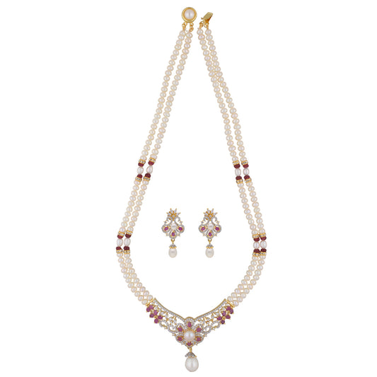 J Pearls Charming Pearl Necklace - Real Pearl Jewelry - Grab2buy