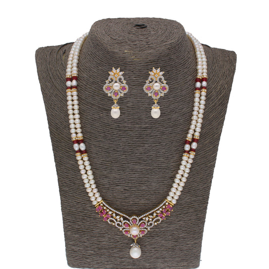 J Pearls Charming Pearl Necklace - Real Pearl Jewelry - Grab2buy